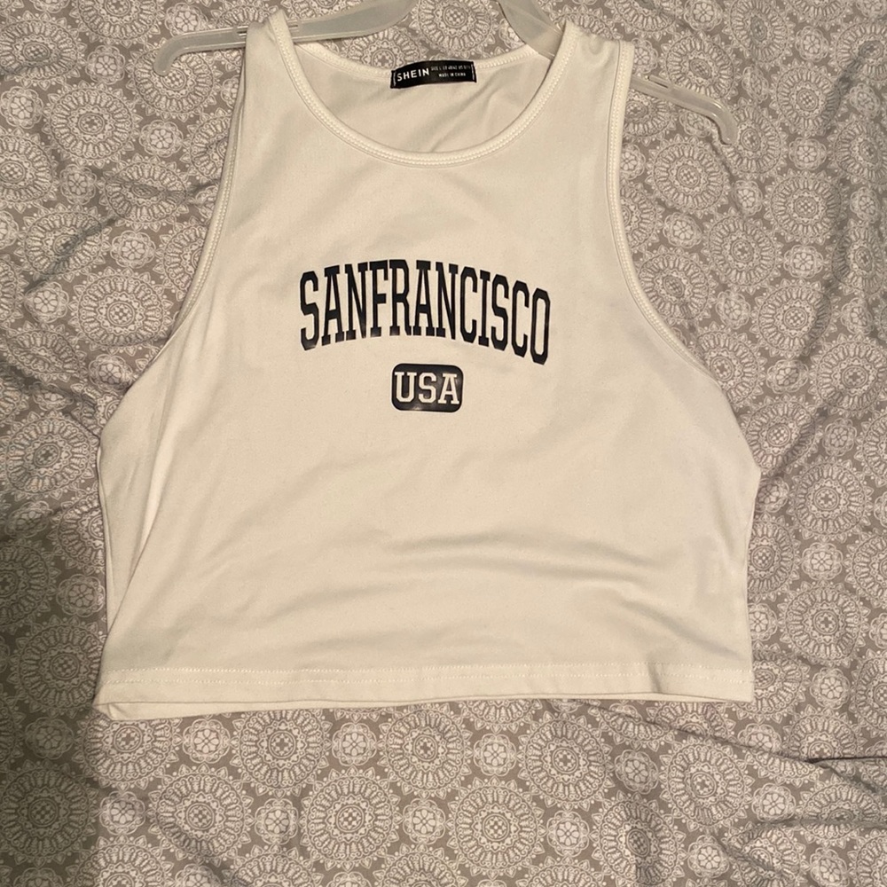 Brand: SHEIN Size: Large Color: white & navy blue